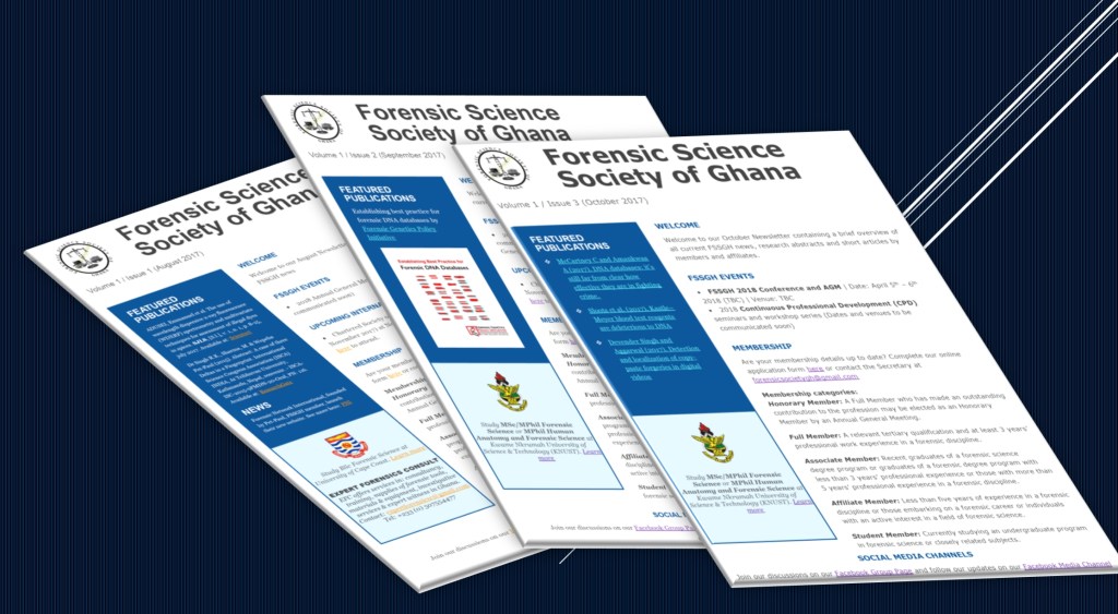 Call for Newsletter Articles — Forensic Science Society of&nbsp;Ghana
